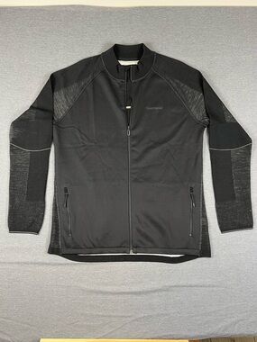 Smartwool Men's Black Lightweight Full-Zip Shirt Jacket
